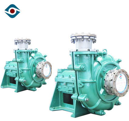 Water Conservancy Pompa Lumpur Lumpur Centrifugal Centrifugal Pump Dengan PTFE / Rubber Lined Inside pemasok